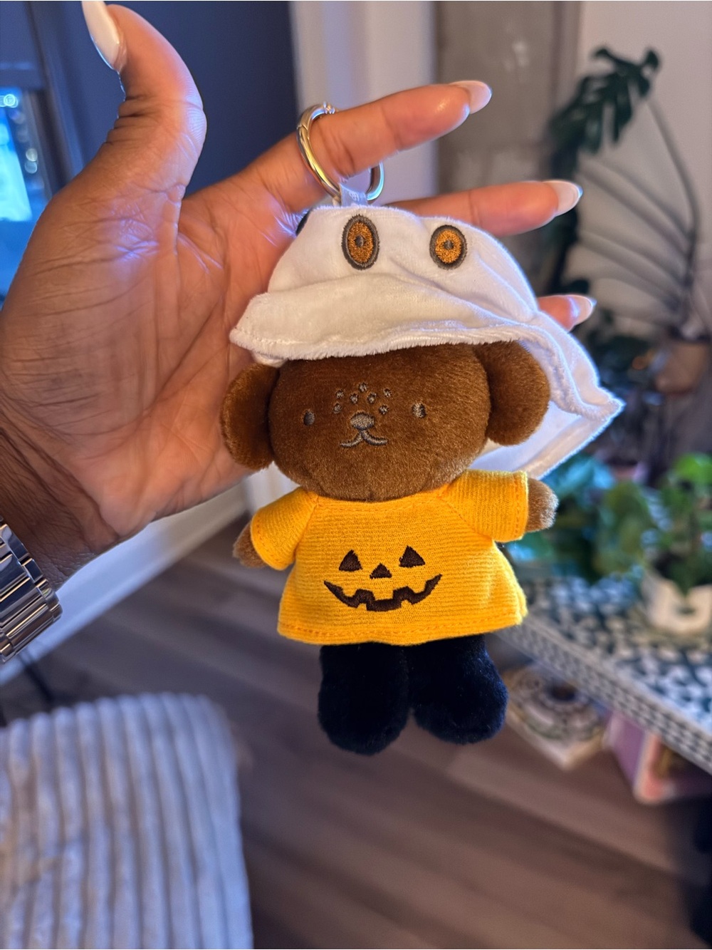 Miffy Halloween Bear Plush Keychain